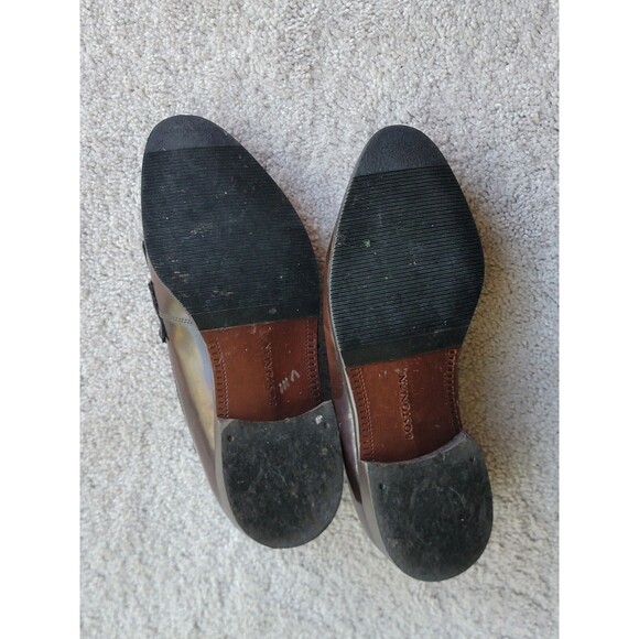 Bostonian Vintage Shoes Leather 90s Florentine Tasseled Sz 8 M Made in Italy - Picture 5 of 8